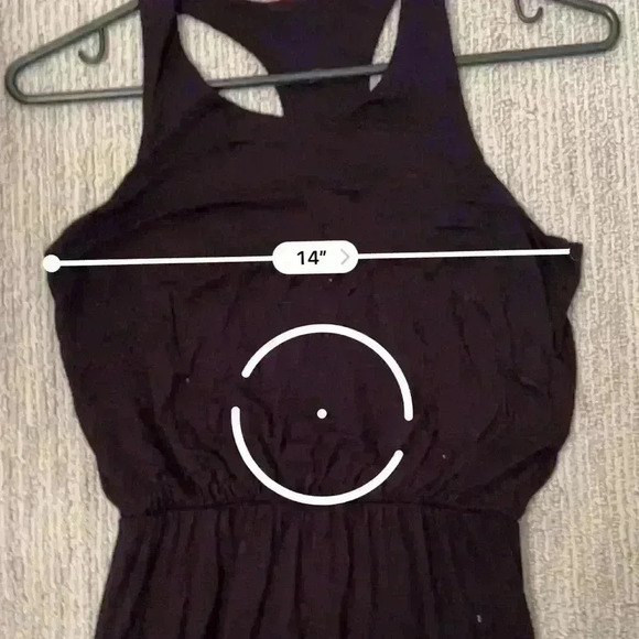 SMALL BLACK MAXI DRESS (soft and stretchy!) - Picture 3 of 4